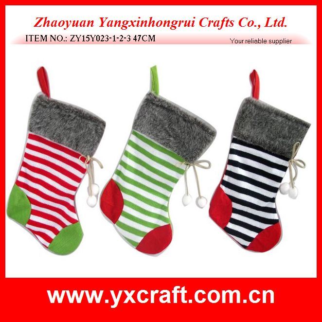 Christmas Decoration (ZY15Y023-1-2-3) Christmas Stocking Socks
