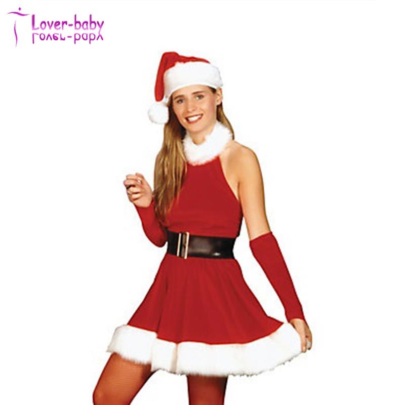 Fashionable Christmas Womens Mrs. Santa Claus Adult Costume