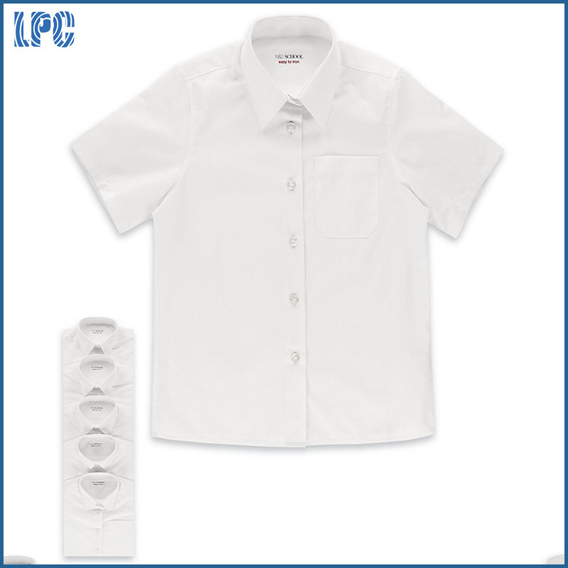 Primary White Unisex Blouse Uniform for Noble School
