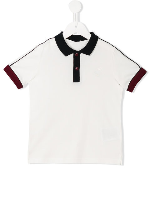Factory Girl's Contrast Collar Polo Shirt