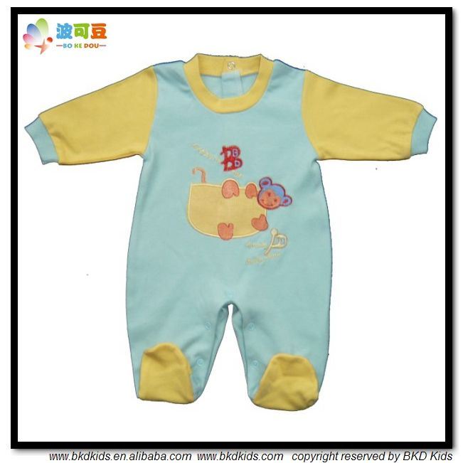 Combed Cotton Baby Wear OEM Service Toddlers Rompers