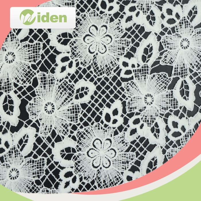 Lace in Bangkok 100 % Milky Poly Chemical Lace Fabric