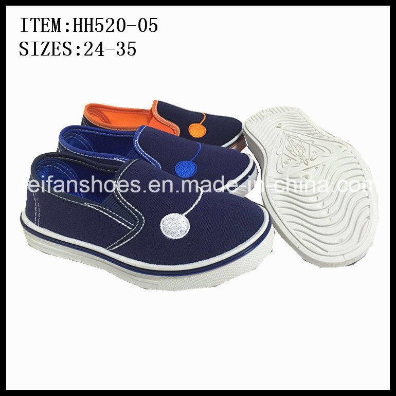 Children Injection Canvas Shoes Casual Shoes Customized (HH520-05)