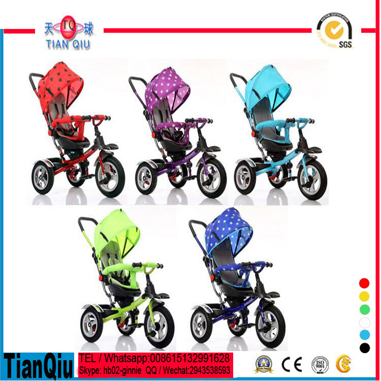 Three Wheel Children Tricycle Baby Tricycle with Canopy