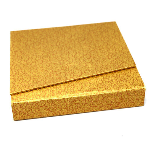 Noble Golden Art Paper Covering Coffee Gift Box