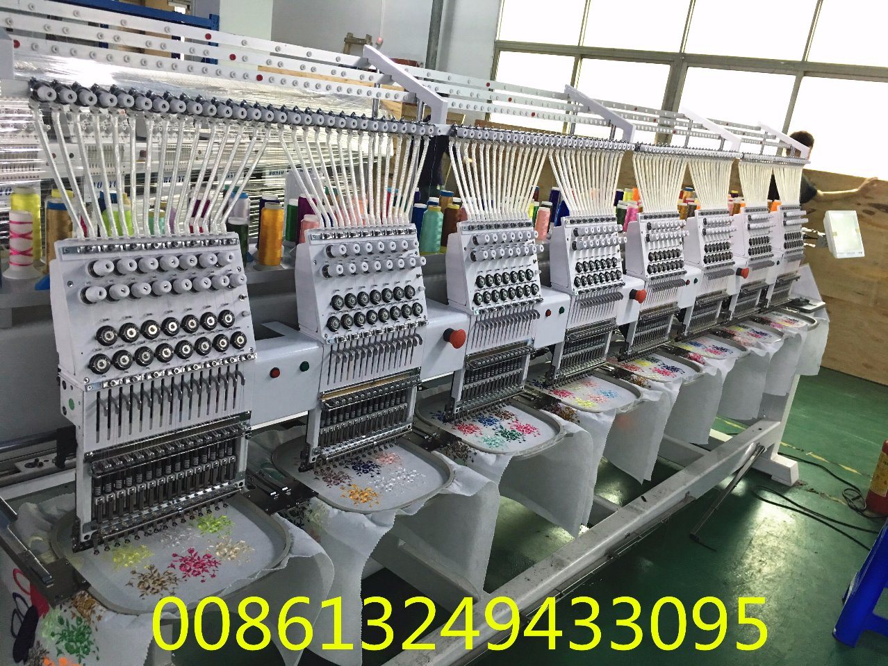 8 Head Feiya Industrial Embroidery Machine Price
