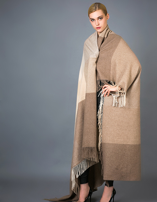 Woolen Cashmere Blanket /Scarf for Winter