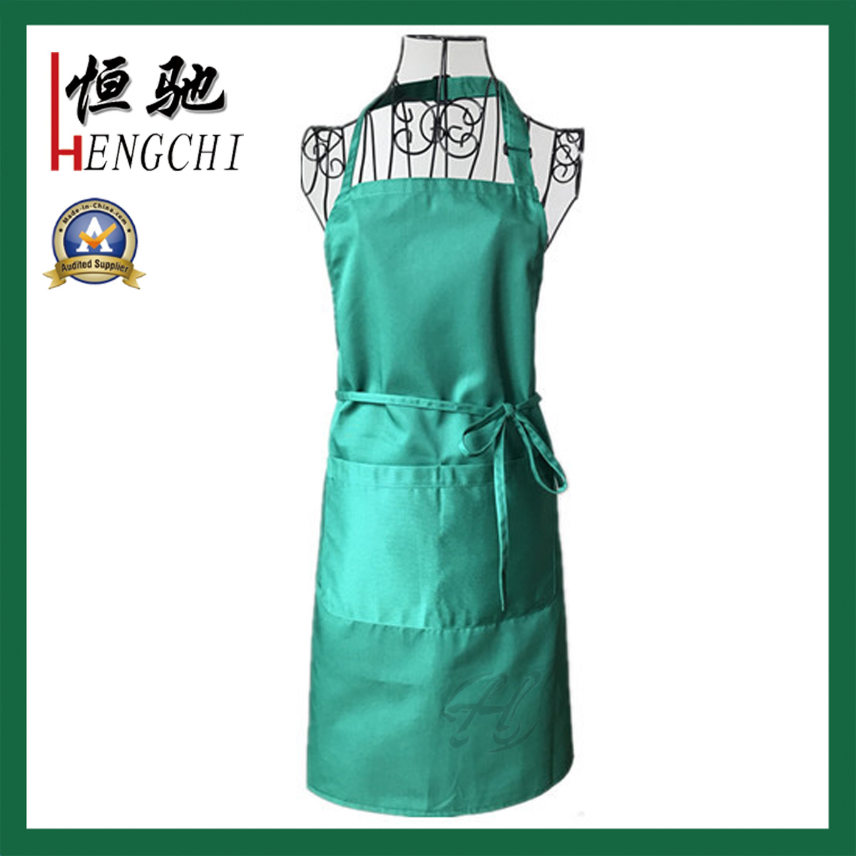 Promotional Polyester Kitchen Cooking Apron with Customized Logo