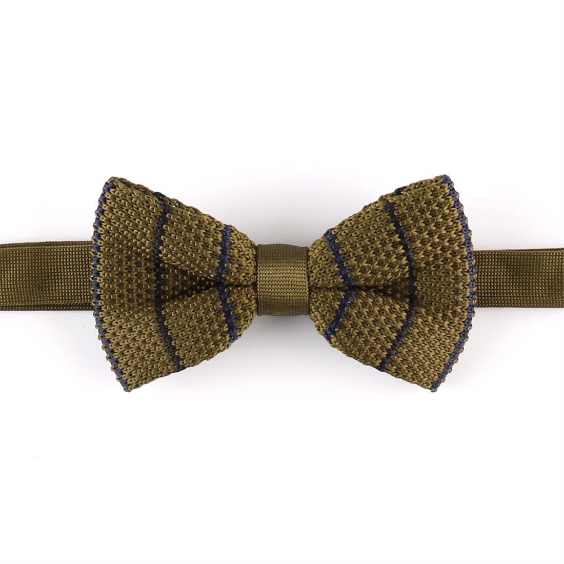 Men's Fashionable 100% Polyester Knitted Bow Tie (YWZJ93)