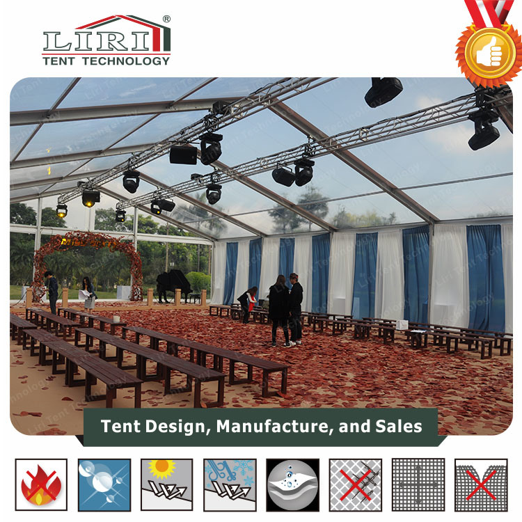 Clear Roof Luxury Tent for Big Restaurant Tent with Furniture