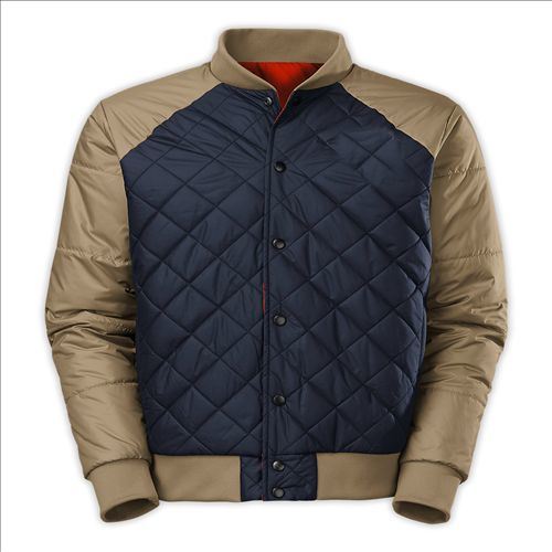 2015 Mens Champagne Contrast Color Thin Warmer Padded Winter Jacket