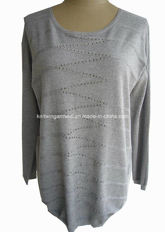 New Sale Fashion Woman Knitted Sweater 2015 (12-023)