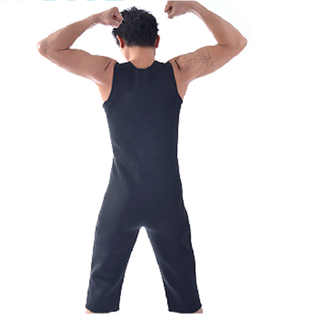 Front Zip Design Clasp Closure Body Shaper Trimmer Slimming Suit Neoprene