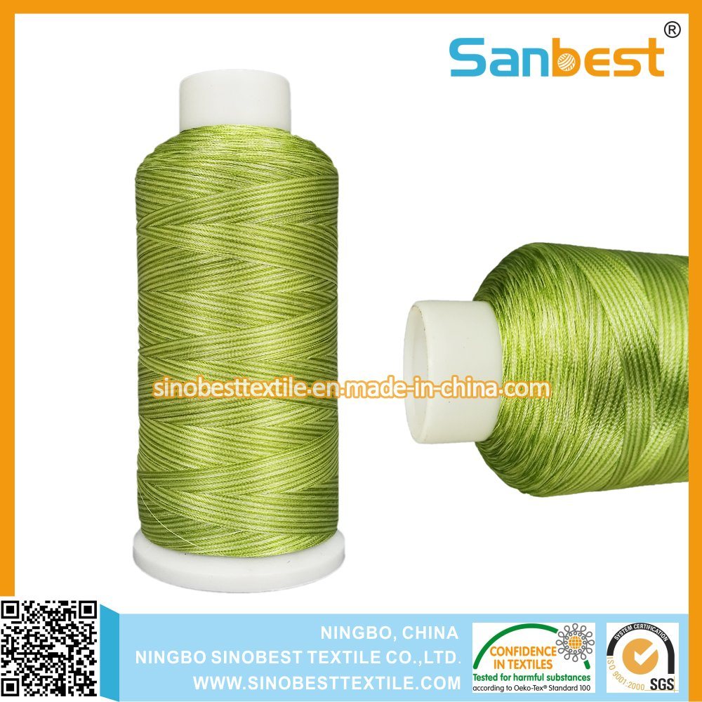 Satin Dyed Polyester Embroidery Thread