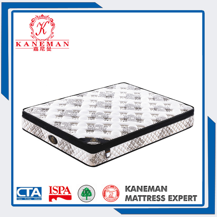 Queen Size Wellness Sleeping Mattress with Pocket Spring Inside by Langfang Factory