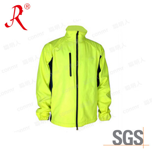 New Design Men's Softshell Jacket with Stand Collar (QF-4059)