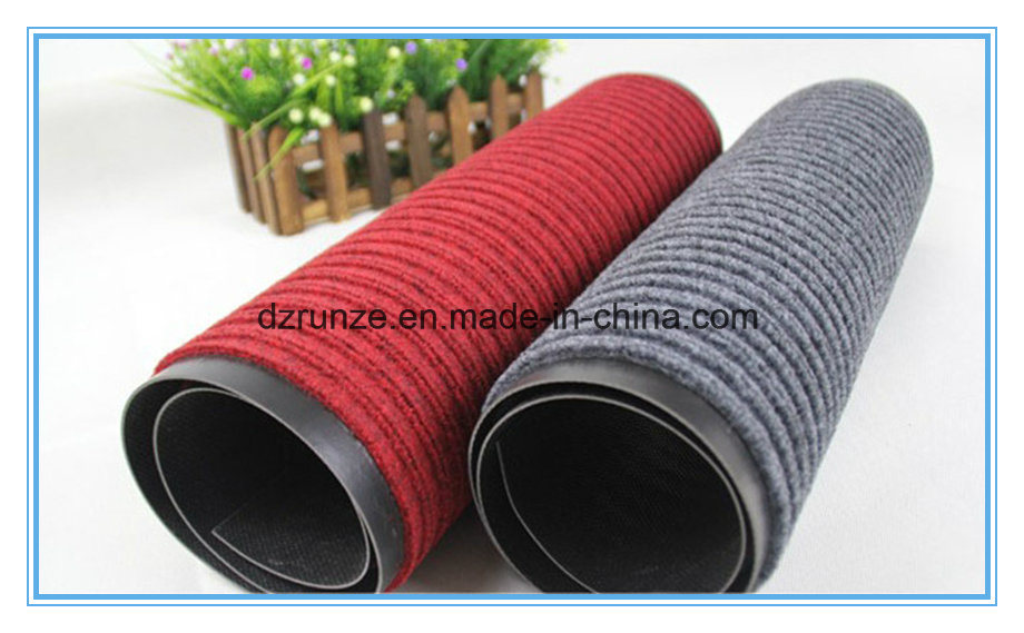 Best Selling China Factory- Doulble Ribbed Anti-Skidding Hotel Hallway PVC Carpet
