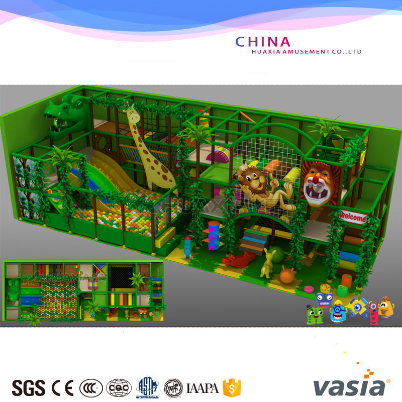2016 Jungle Theme Children Amusement Park Indoor Playground for Hot Selling Funny Equipment