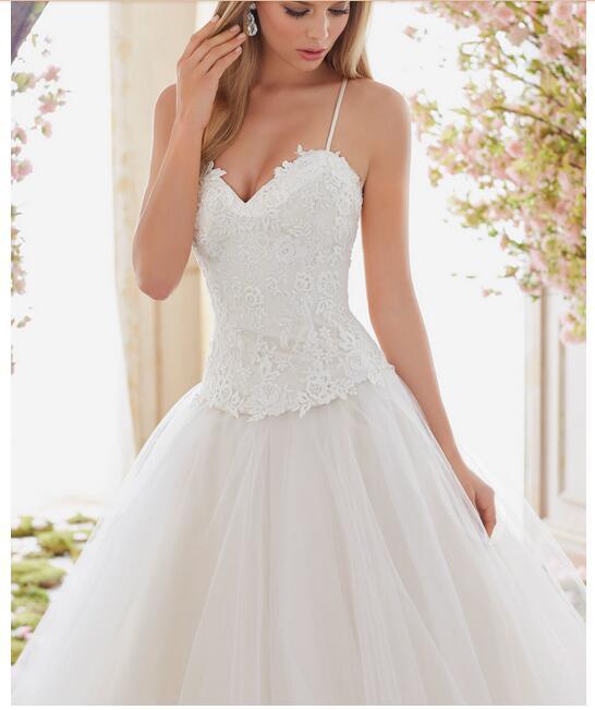 2017 Lace Ball Gown Bridal Wedding Dresses 6840