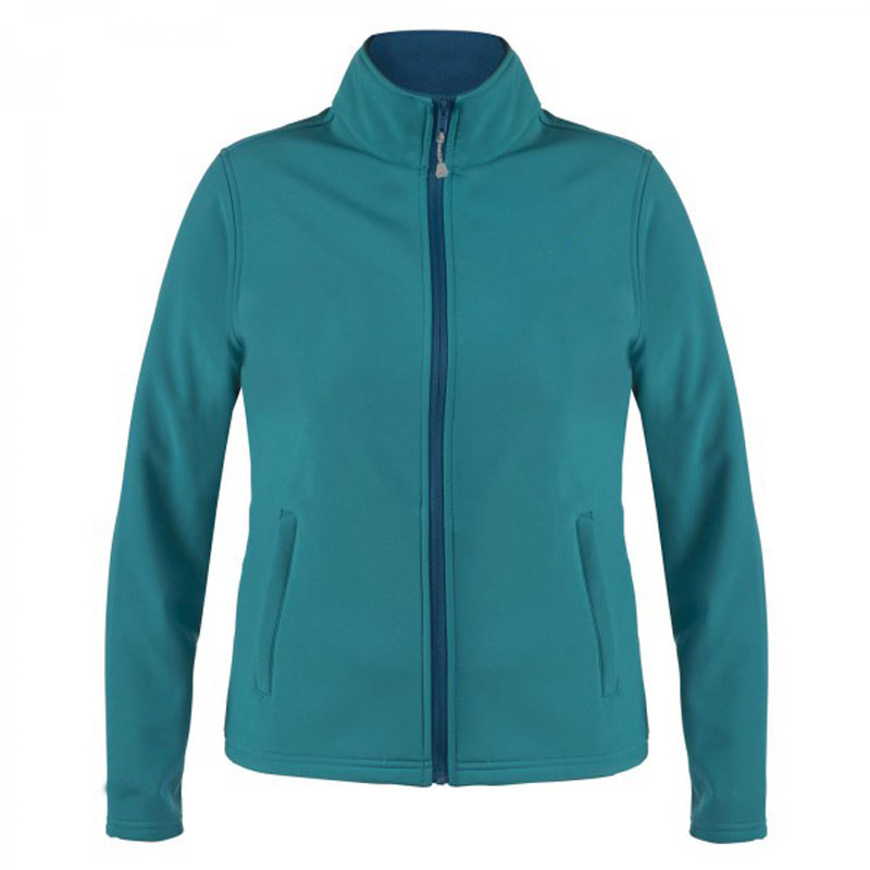 2016 OEM Women Softshell Jacket with Two Zippered Pockets