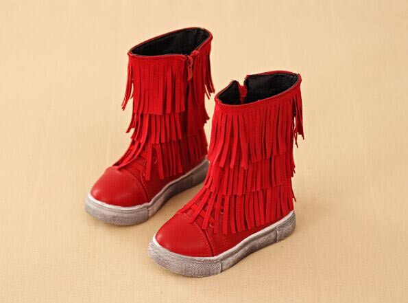 Fashion Flat Casual Warm Girls Children Shoes Boots (K 52)