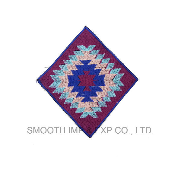 Wholesale Handwork Cotton Multicolor Ethnic Embroidery Patch Fashion Garment Accessory