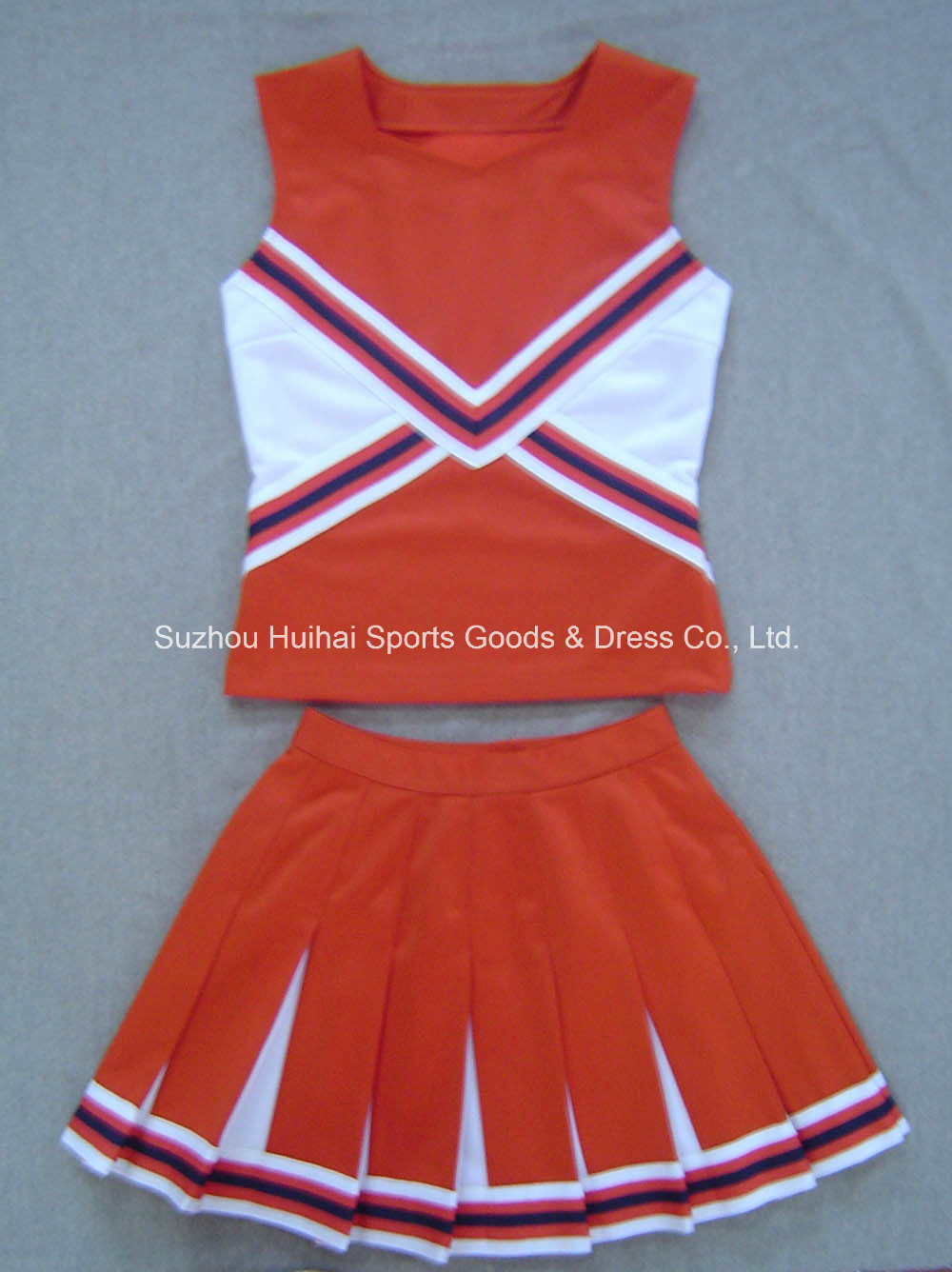 2017 Cheerleading Double Knit Uniform Tops and Skirts