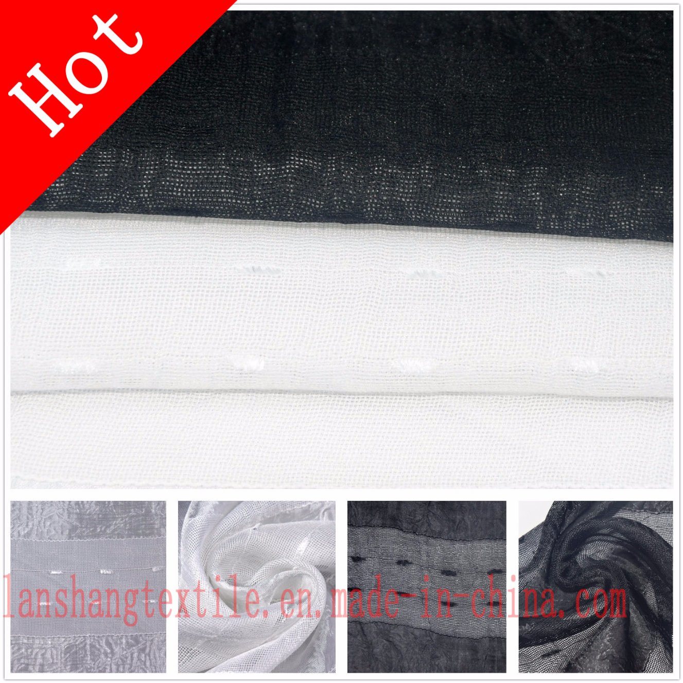 Jacquard Polyester Fabric for Dress Coat Skirt Wedding Clothes
