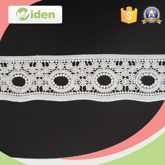 Quality Guaranteed Heavy Cotton Lace Fabric Floral Chemical Lace