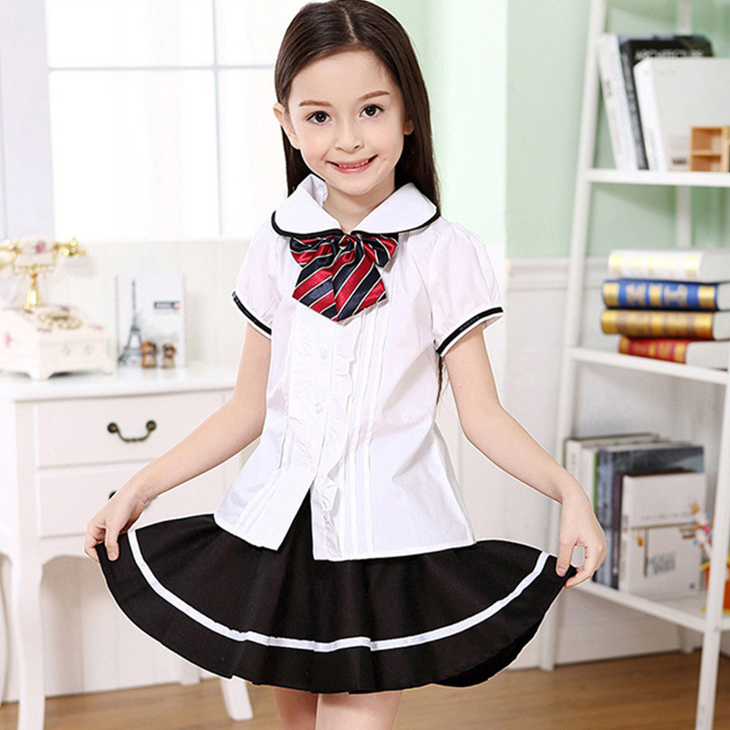 American Primary School Uniform Shirts & Skirts, Kids School Uniforms Wholesale