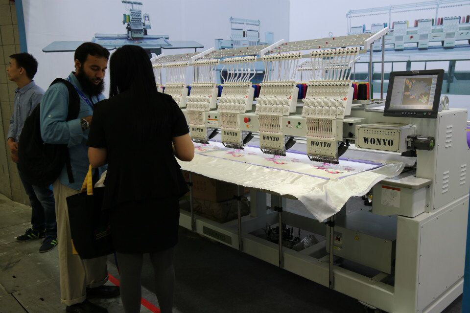 6 Head Computerized Sewing and Embroidery Machine