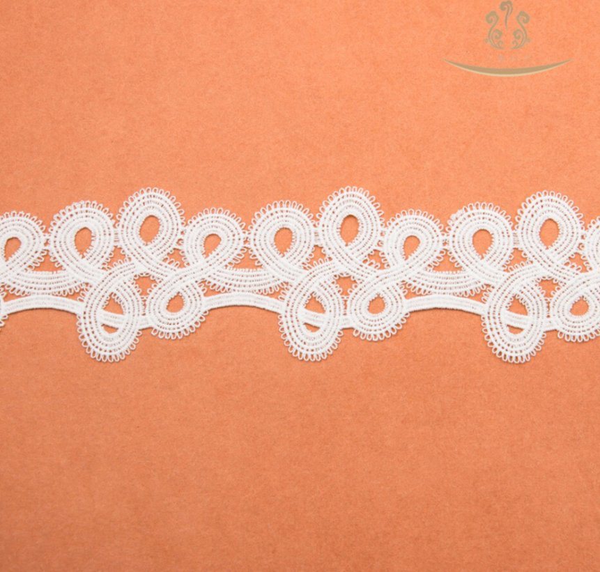 African Chemical Cord Lace, Guipure Water Soluble Lace