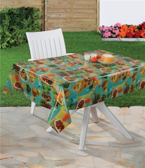 Oilproof, Waterproof Feature and Square Shape Tablecloth Plastic Transparent