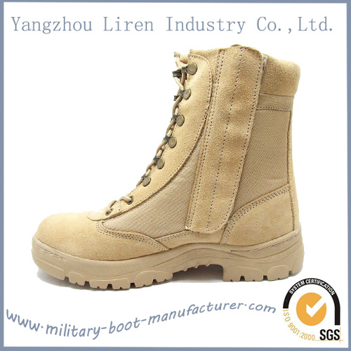 China Suede Cow Leather Military Desert Boots