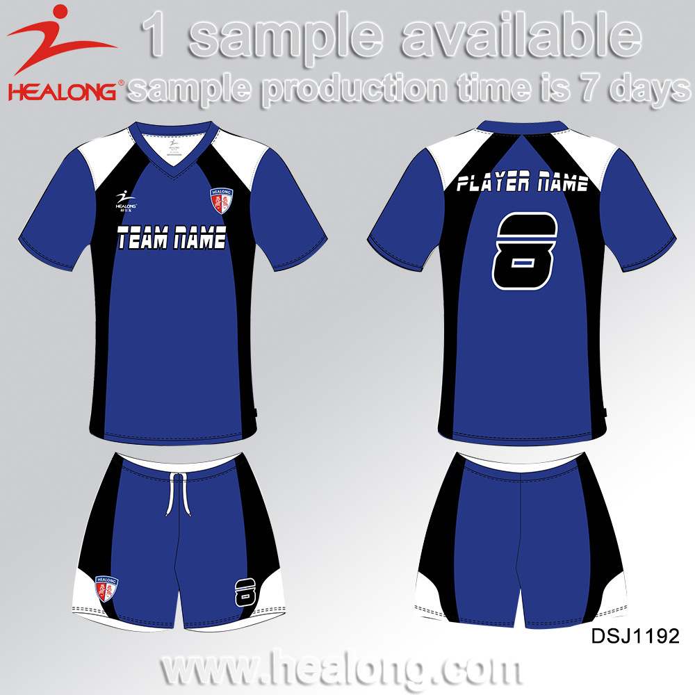 Healong Good Price Sportswear Gear Sublimation Team Club Junior Football Uniforms