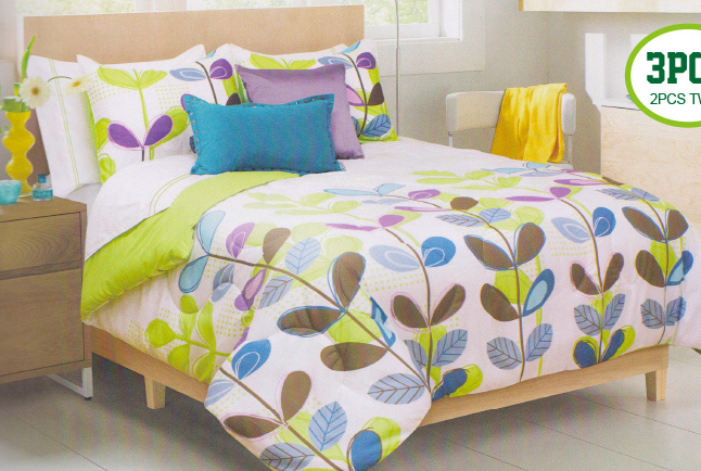 Bedding Home Printed Microfiber Comforter Set C