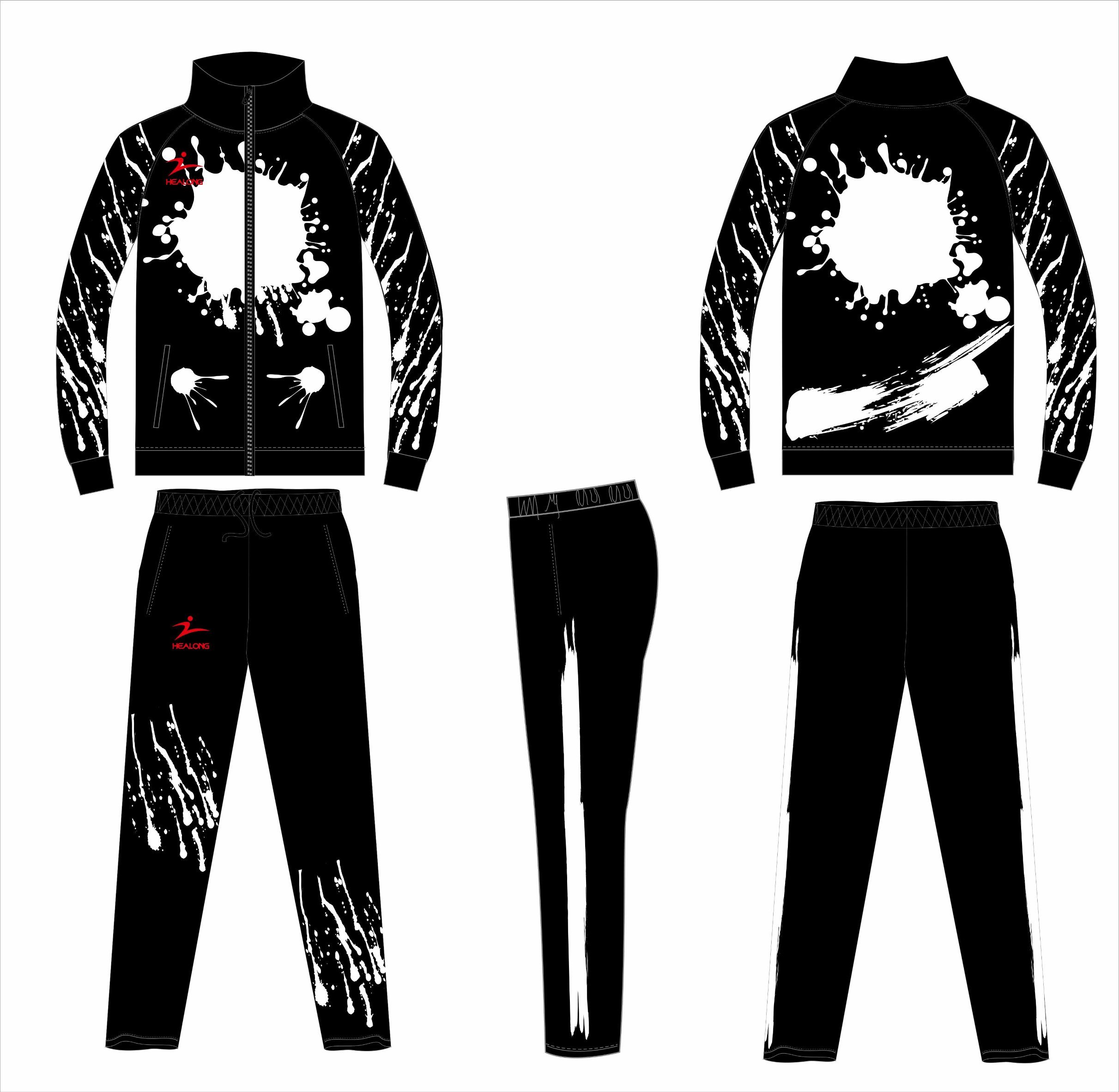 Healong Top Selling Sublimation Cusotmized Design of Tracksuit