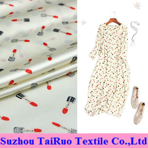 108cm Stretch Silk Fabric for Silk Dress Fabric