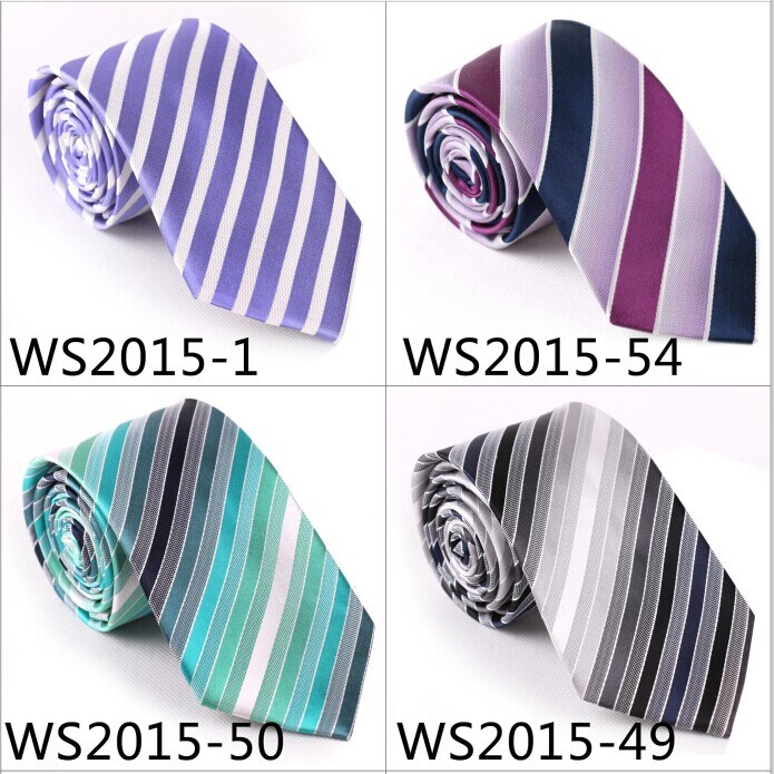 New Design Fashionable Stripe Necktie (Ws2015-1)