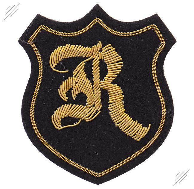 Hand Embroidery Patch for Jacket with India Metallic Wire