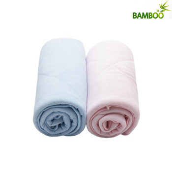 Customized Pure Color Knitted Bamboo Fiber Baby Blanket