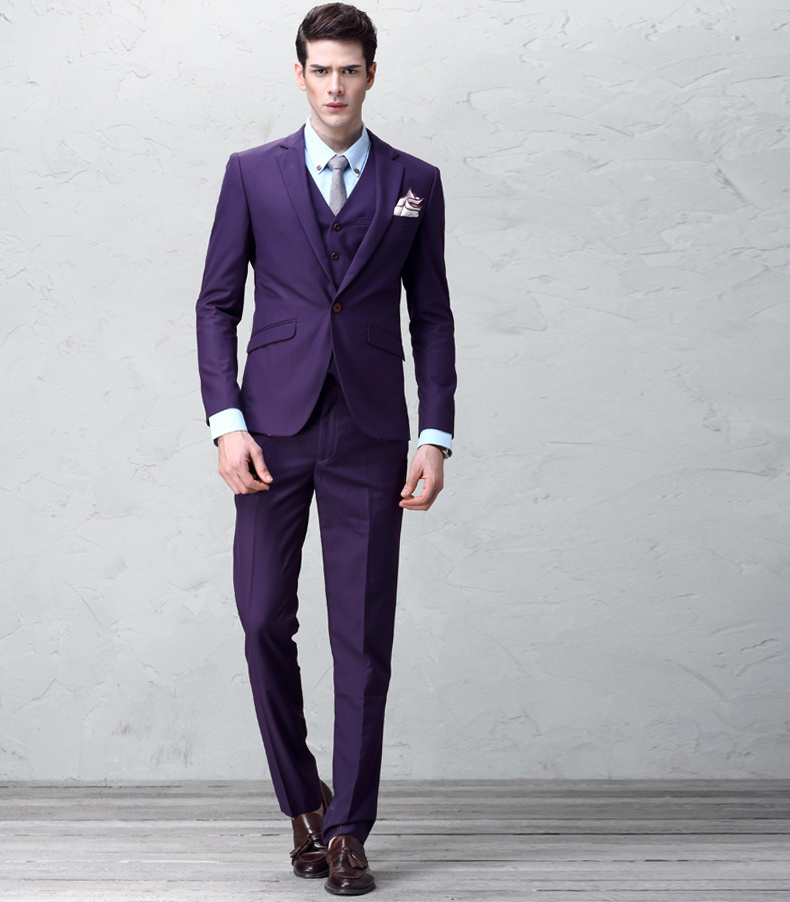 New Arrival High Quality 100% Wool Wedding Dress Suit Men