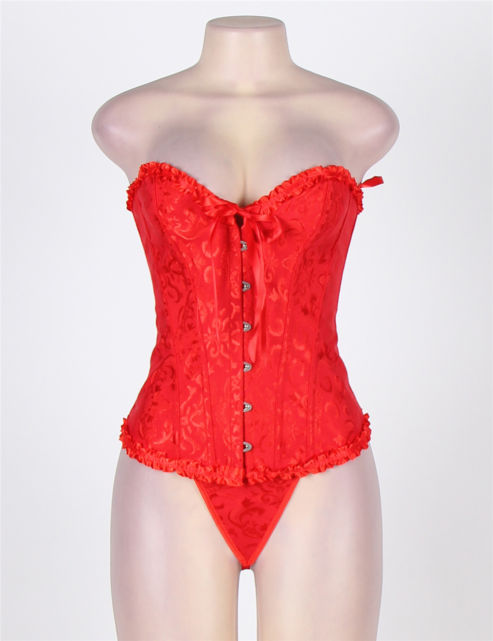 China Hot Sale Factory Price Plus Size Red Women Sexy Corset