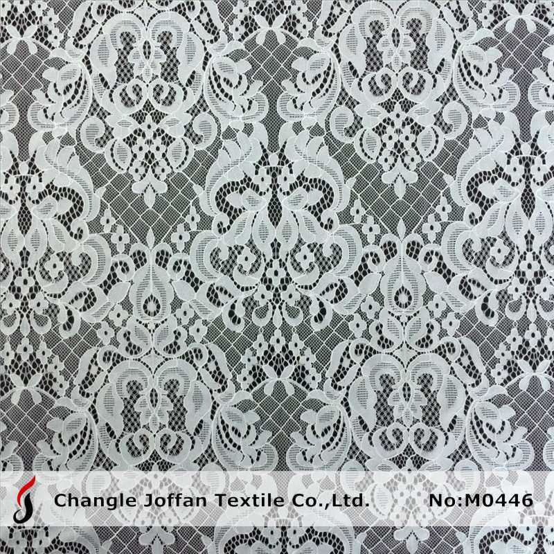 Jacquard French Lace for Wedding Dresses (M0446)