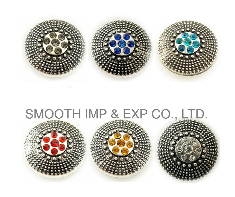 Silver Rhinestone Strong Snap Button DIY Jewelry Clothing Accessories Jeans
