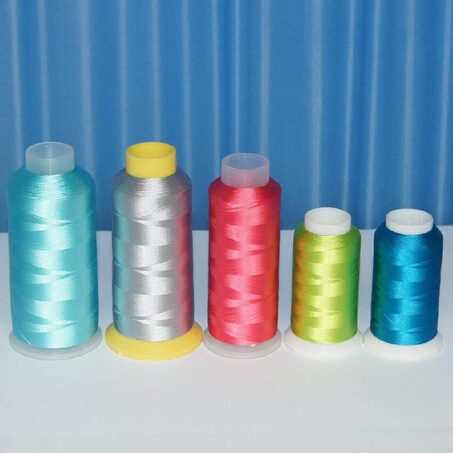 Quality Promotional 100% Rayon Embroidery Thread 120d/2