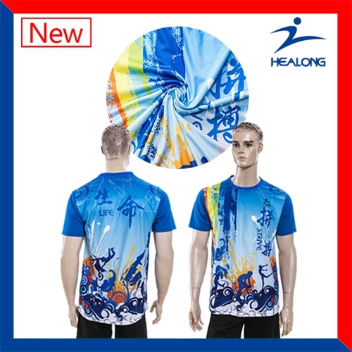 Dye Clothes Sublimation T-Shirts Printed T-Shirt Sportswear