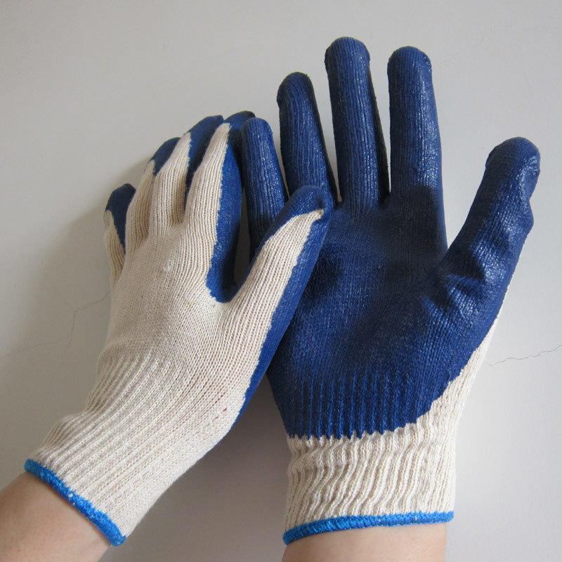 Wholesale Smooth Latex Coated Gloves Safety Hand Work Glove