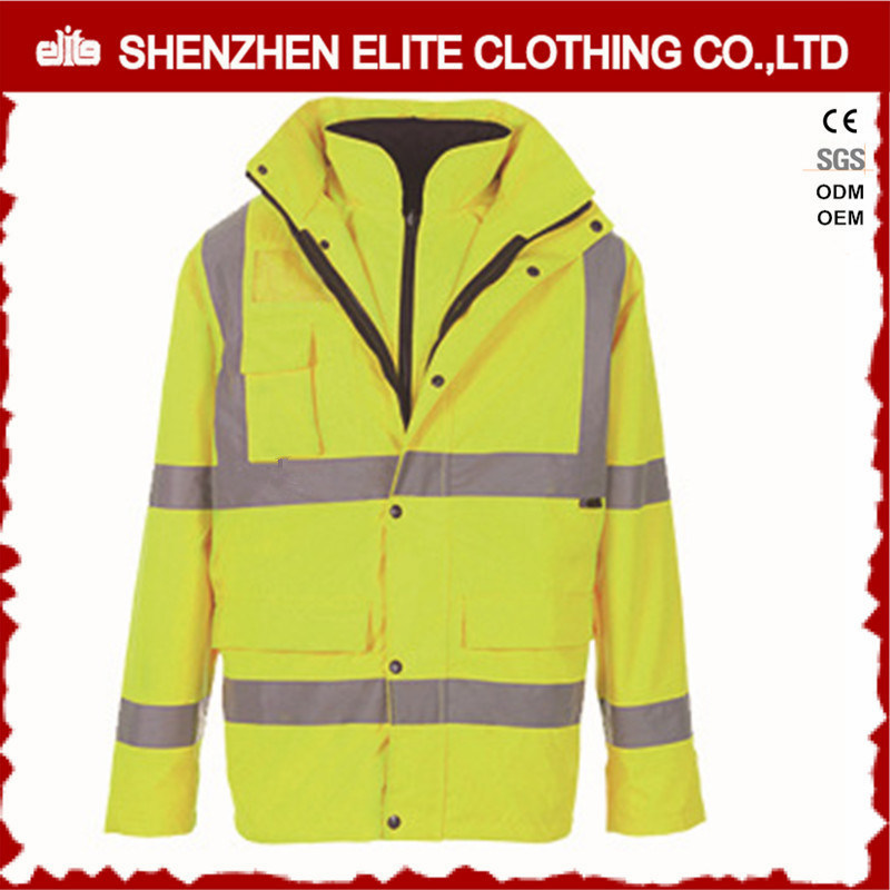 Reflective Yellow Safety Life Protective Safety Jacket (ELTSJI-9)