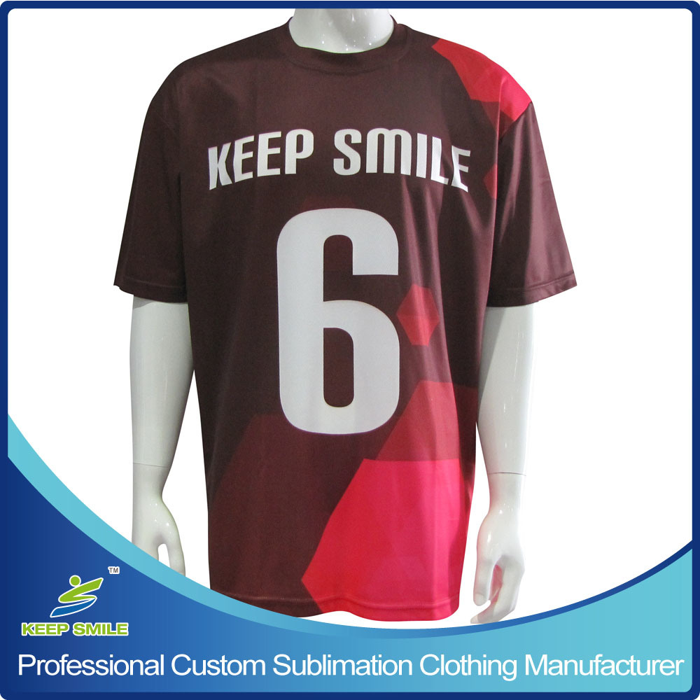 Custom Designed Full Sublimation Team Sports Jerseys with Sponsors' Logos